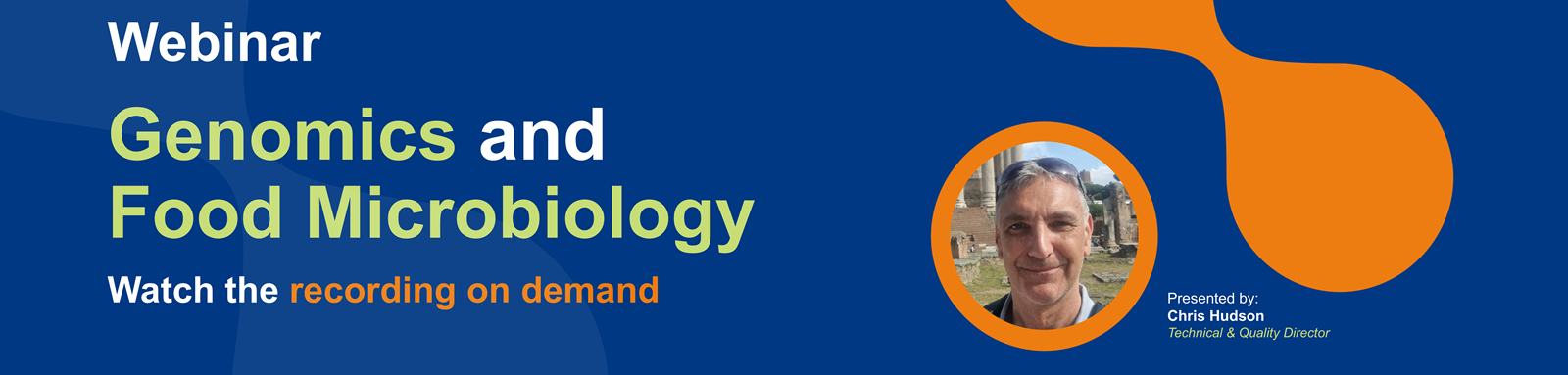 Genomics and Food Microbiology Webinar
